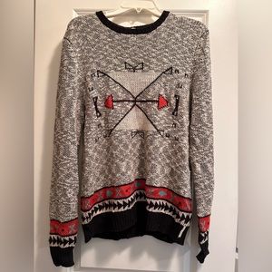 Men’s small vintage Aztec sweater